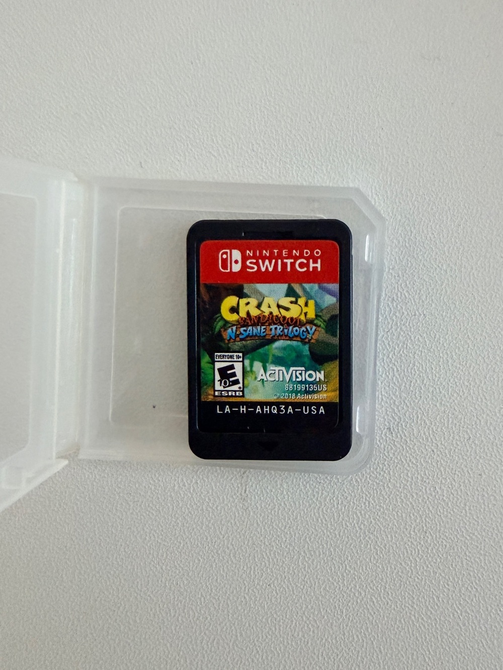 Nintendo Switch Crash Bandicoot N. Sane Trilogy Game Card - Black, Red, Green